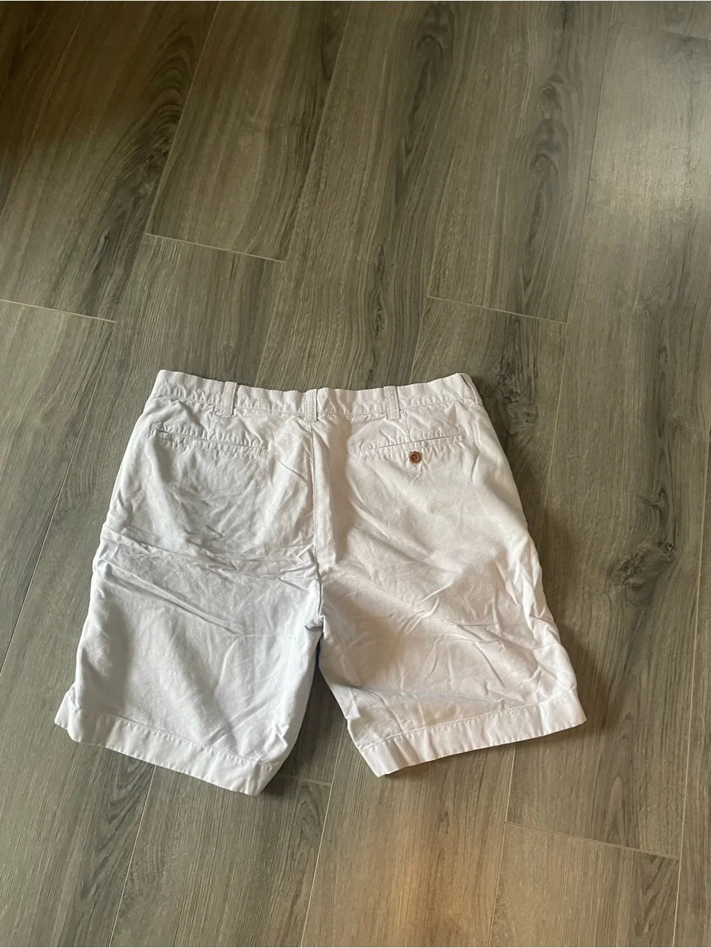 J.Crew chino shorts men’s size 34 flat front cream